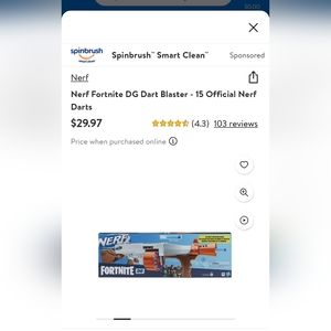 Nerf fortnite blaster